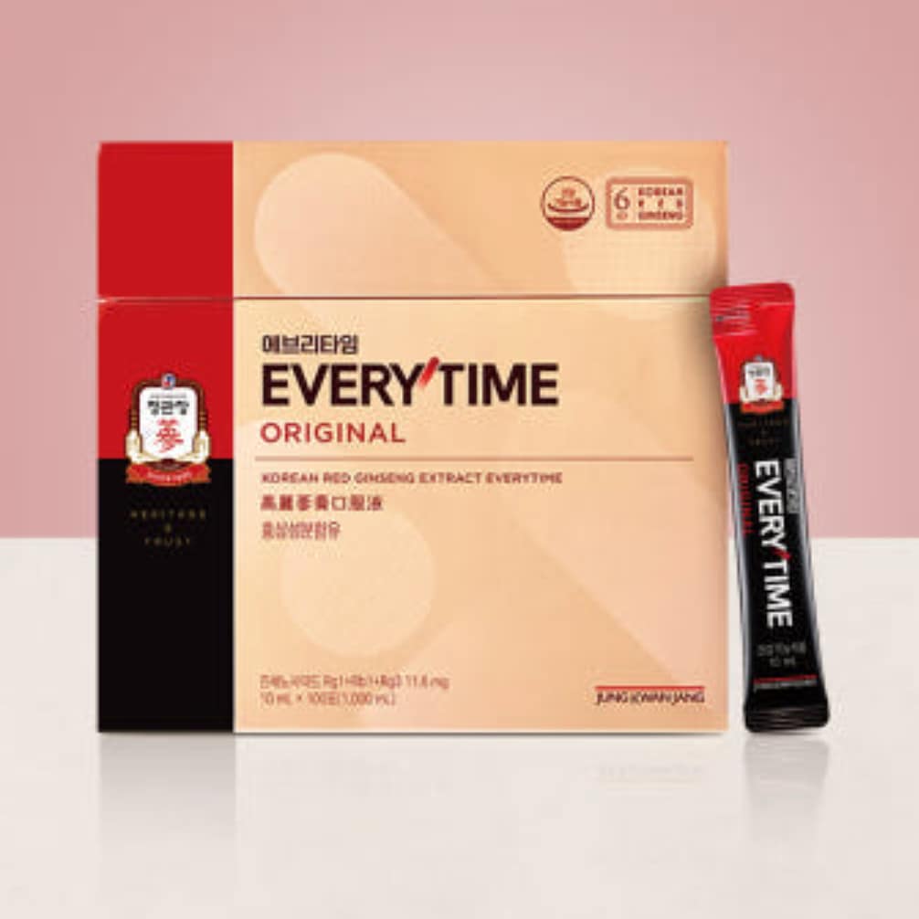 CheongKwanJang Korean Red Ginseng Extract Everytime Original—10 mL sticks, 100 count (1,000 mL)