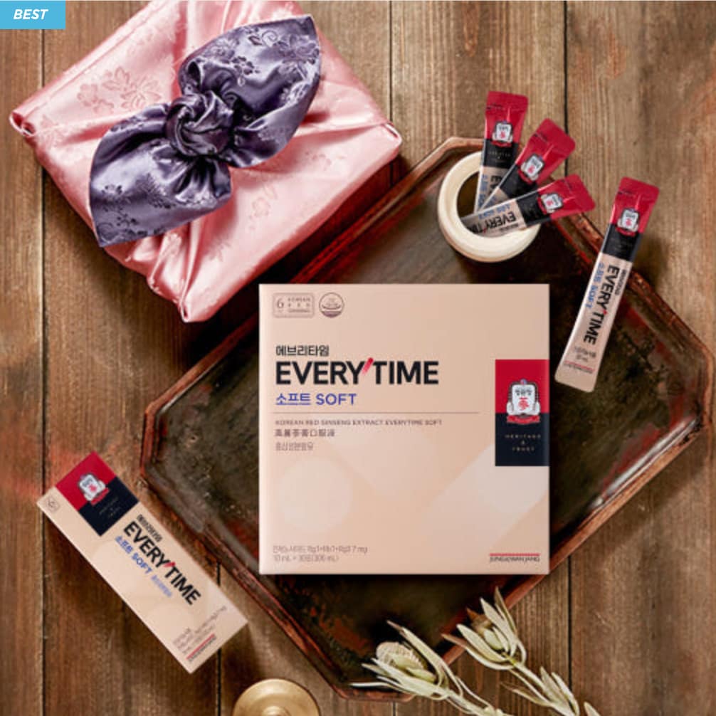 CheongKwanJang EVERYTIME Soft Korean Red Ginseng Sticks, 10 mL × 30