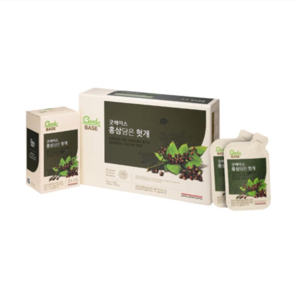 CheongKwanJang Good Base Red Ginseng with Oriental Raisin Tree (50ml × 30) stick pouches