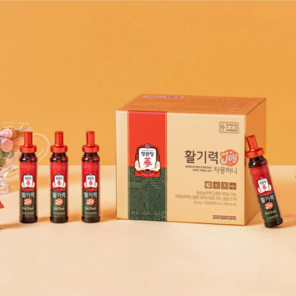 CheongKwanJang Hwalgiyeok JOY Grapefruit Honey Red Ginseng Drink (20ml × 30)