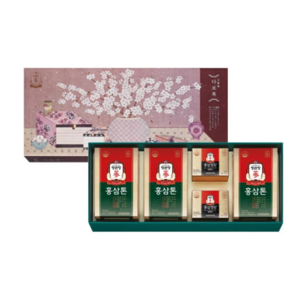 CheongKwanJang Thank-You Warm Set with Hong Sam Ton (50mL×10×3) and Red Ginseng Pill (12.6g×2)