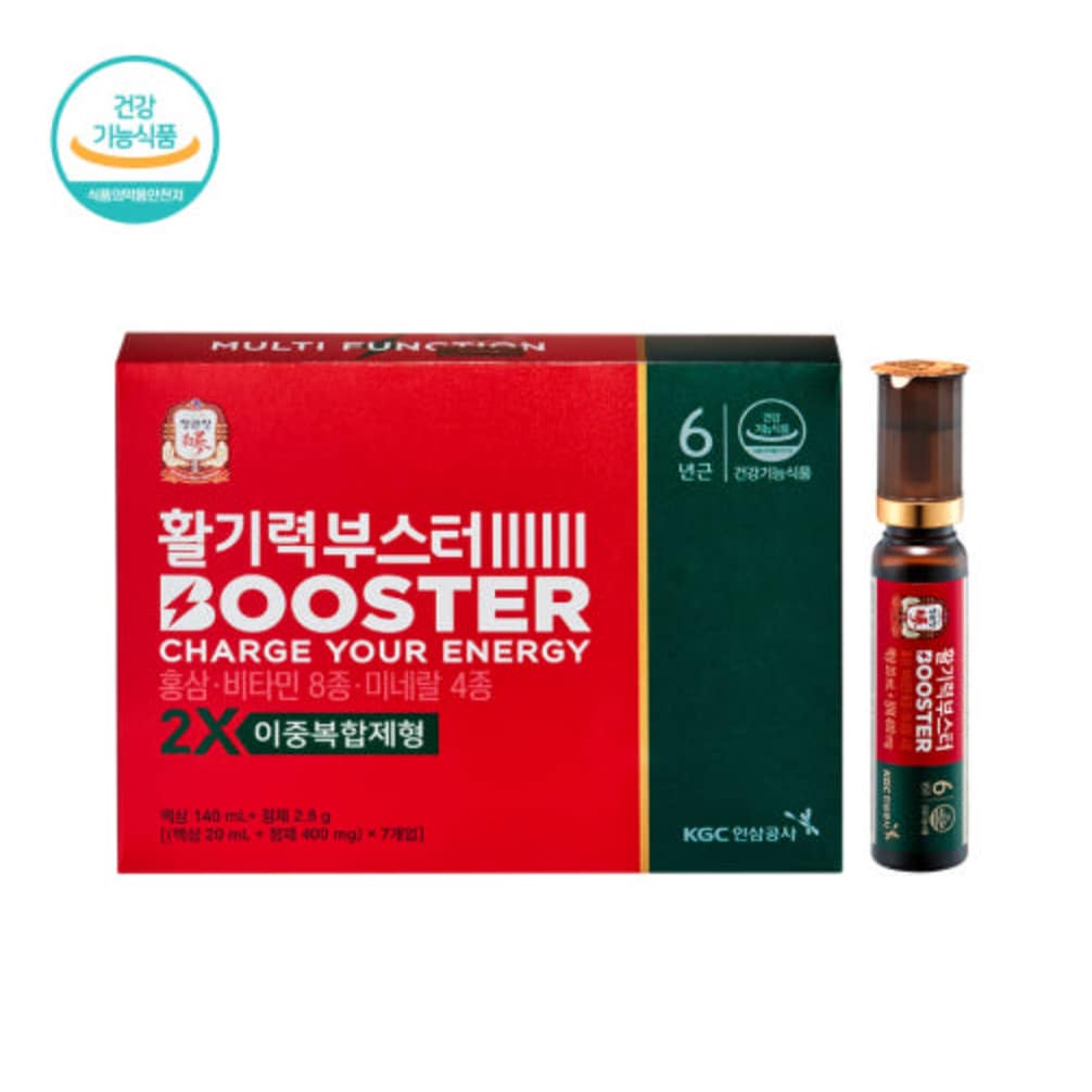 CheongKwanJang Vitality Booster — Korean Red Ginseng Liquid and Mini Tablet 7-Day Pack