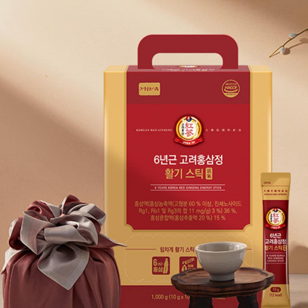 Nature Garden — 6-Year Korean Red Ginseng Extract Vitality Sticks (10 g x 100 sticks)