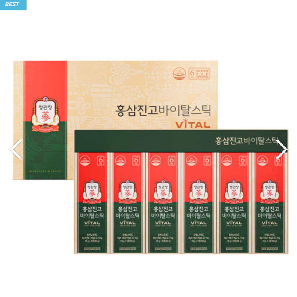 CheongKwanJang — Red Ginseng Vital Stick — Daily Vital Care (10 g × 30 sticks) - Image 5
