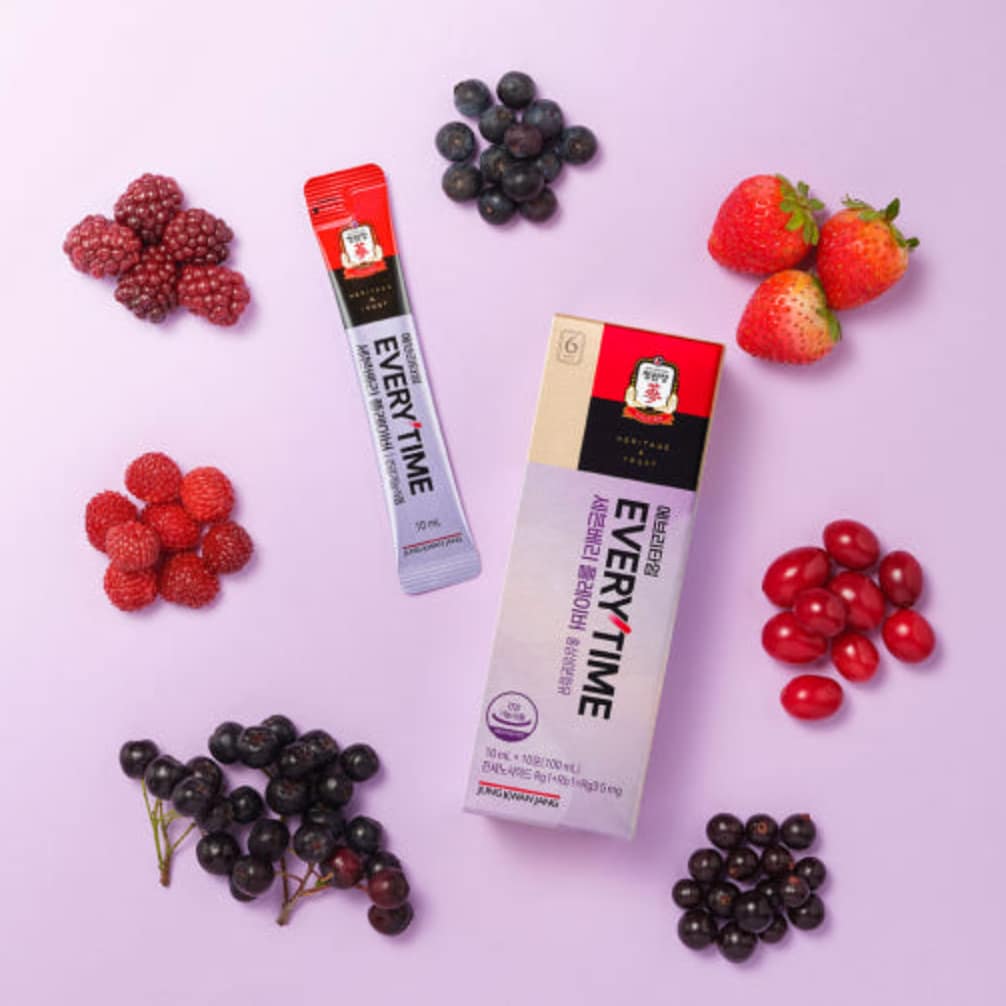 CheongKwanJang — Everytime Sevenberry Flavor Korean Red Ginseng Stick (10ml × 20 sticks) - Image 8