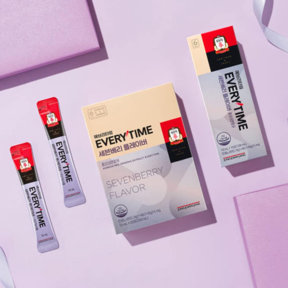 CheongKwanJang — Everytime Sevenberry Flavor Korean Red Ginseng Stick (10ml × 20 sticks) - Image 9