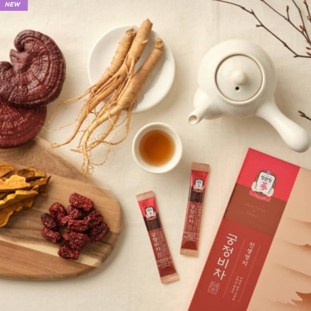 CheongKwanJang — Gungjeongbicha Jin-Seng Yeongji Tea (3g × 60 sticks) - Image 7