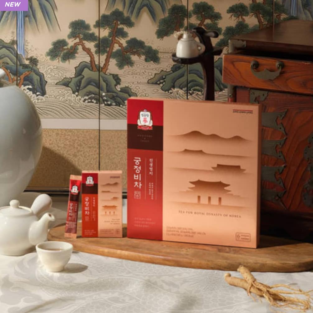 CheongKwanJang — Gungjeongbicha Jin-Seng Yeongji Tea (3g × 60 sticks) - Image 4