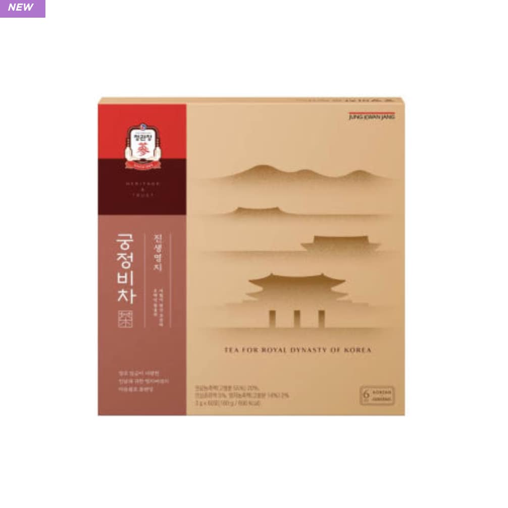 CheongKwanJang — Gungjeongbicha Jin-Seng Yeongji Tea (3g × 60 sticks) - Image 3