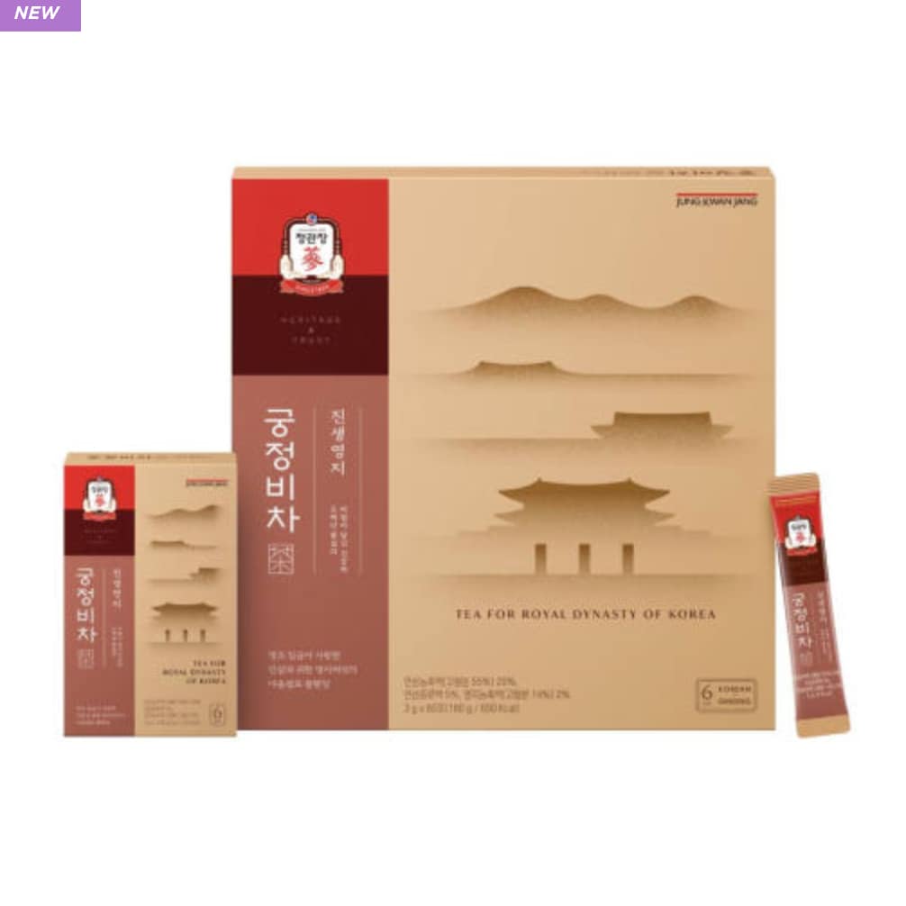 CheongKwanJang — Gungjeongbicha Jin-Seng Yeongji Tea (3g × 60 sticks) - Image 5
