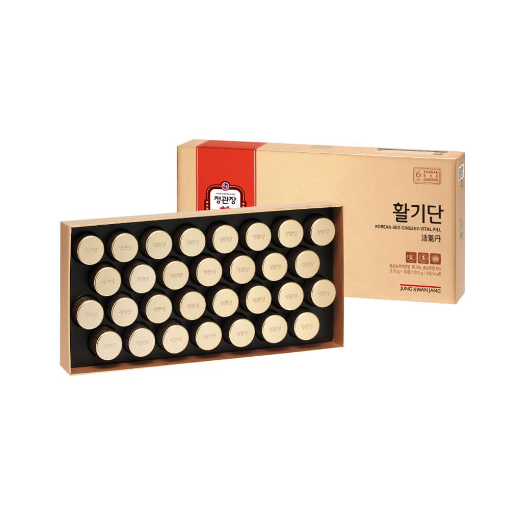 CheongKwanJang Hwalgi-dan Red Ginseng Energy Pills (3.75 g × 30 pills) - Image 4