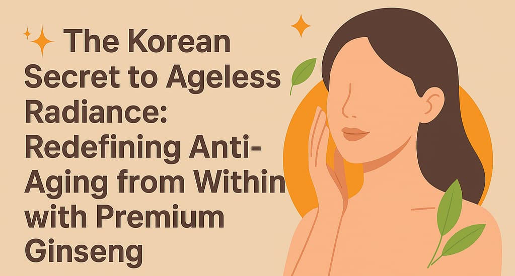 Premium Korean Red Ginseng for Collagen Production and Improved Skin Elasticity