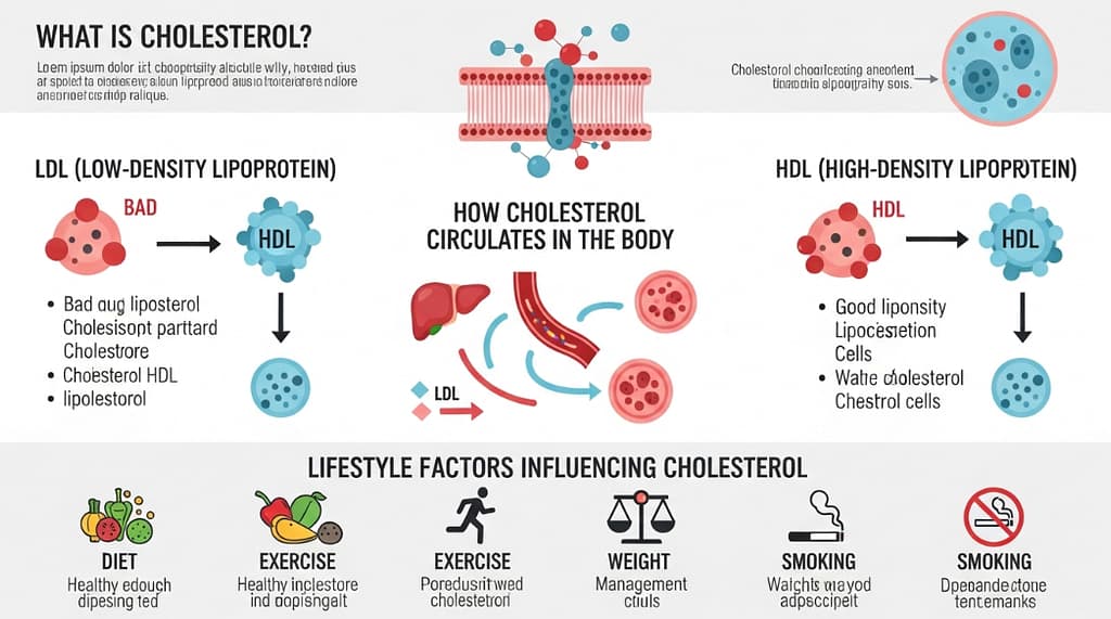 Scientific explanation of what cholesterol is and how it functions in the human body