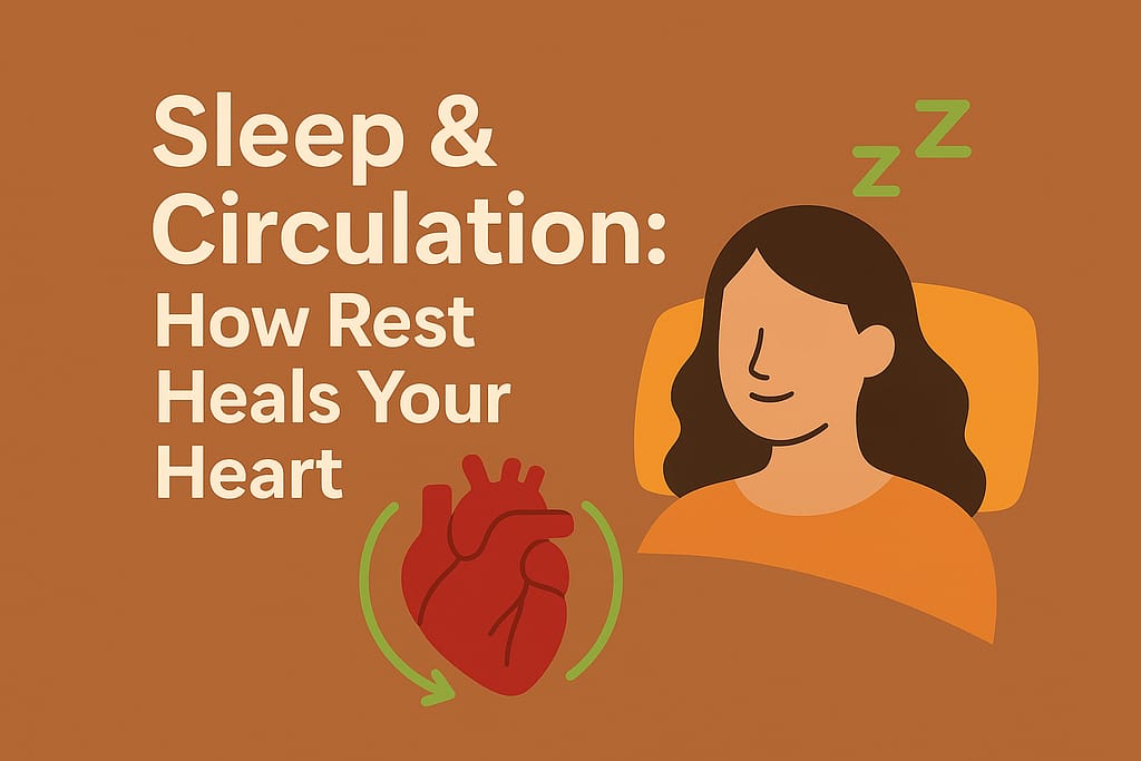 A peaceful sleep promoting healthy blood circulation