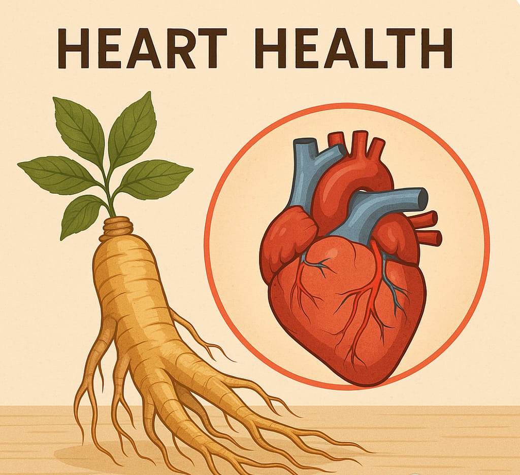 Human heart illustration symbolizing cardiovascular health and lifestyle impact