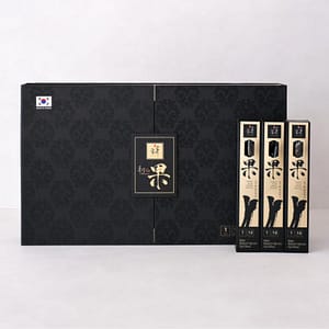 GeumHeuk Honey-Infused Black Ginseng Cheongwa whole-root slices gift set