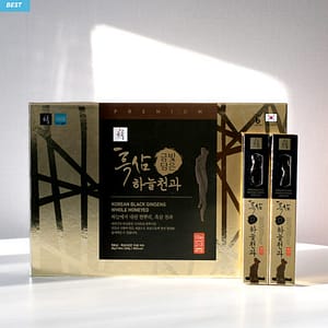 GeumHeuk Honeyed Whole Black Ginseng Jeonggwa Gift Box, 300 g (30 g × 10 pieces)