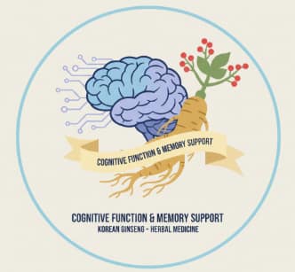 Korean ginseng supporting cognitive and neurological function