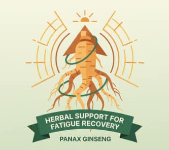 ginseng root supporting post-fatigue recovery