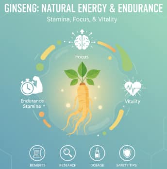 Ginseng for natural energy and enduranceGinseng for natural energy and endurance