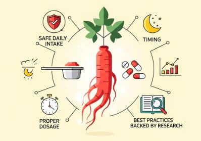 how to take korean red ginseng daily