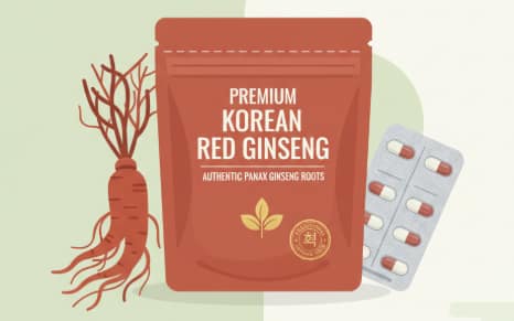 High-quality Korean ginseng supplement with verified ginsenosides