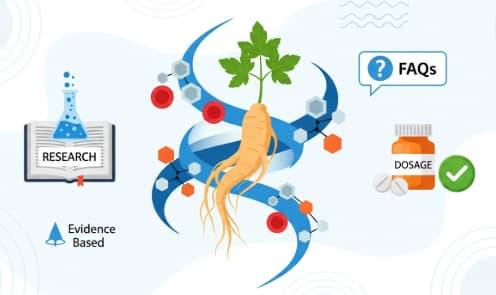 Ginseng for blood sugar support herbal supplement