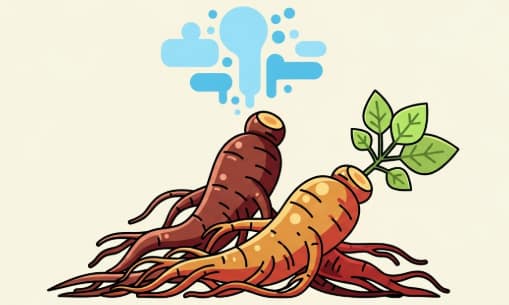 Korean ginseng supporting mental energy during burnout recovery