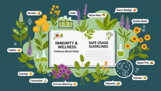 Herbal ingredients commonly used to support immune health