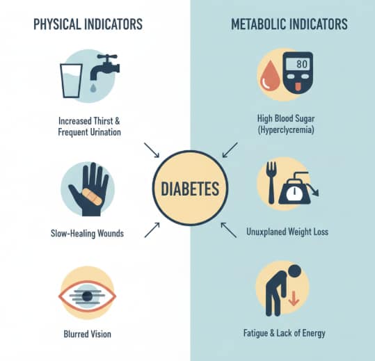 early warning signs related to blood sugar imbalance