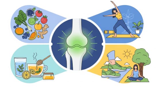 healthy lifestyle approaches that help reduce joint inflammation naturally