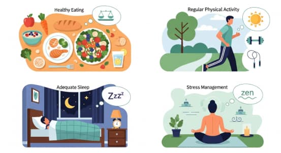 healthy lifestyle approaches that support natural blood sugar balance