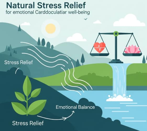 person practicing relaxation to reduce stress and blood pressure