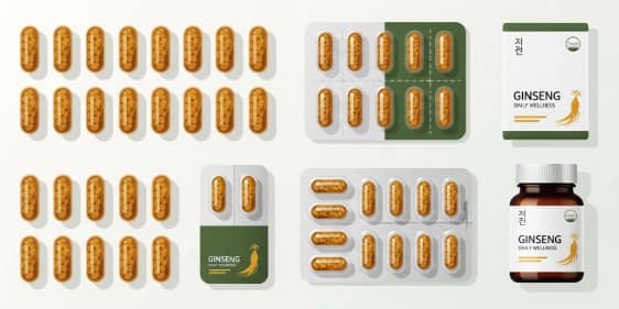 premium ginseng capsules supporting everyday wellness routine