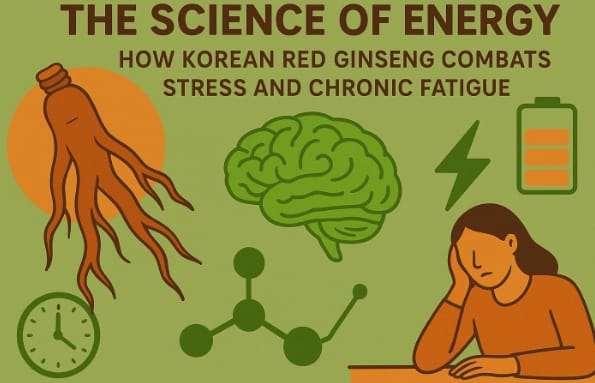 Korean Red Ginseng root and tea for stress and fatigue recovery