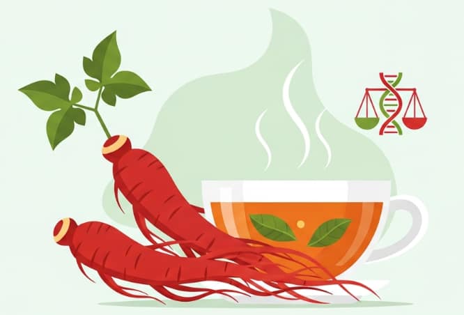 Korean Red Ginseng roots and extract representing natural insulin support