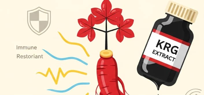 Korean Red Ginseng supporting holistic energy, fatigue reduction, and immune resilience