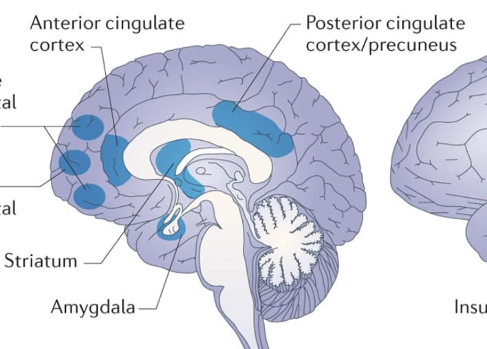 Person practicing mindfulness meditation in a bright living room