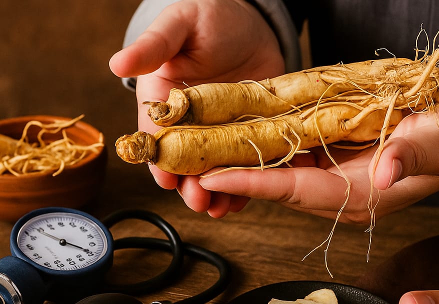 Premium Korean Red Ginseng supporting healthy blood pressure research
