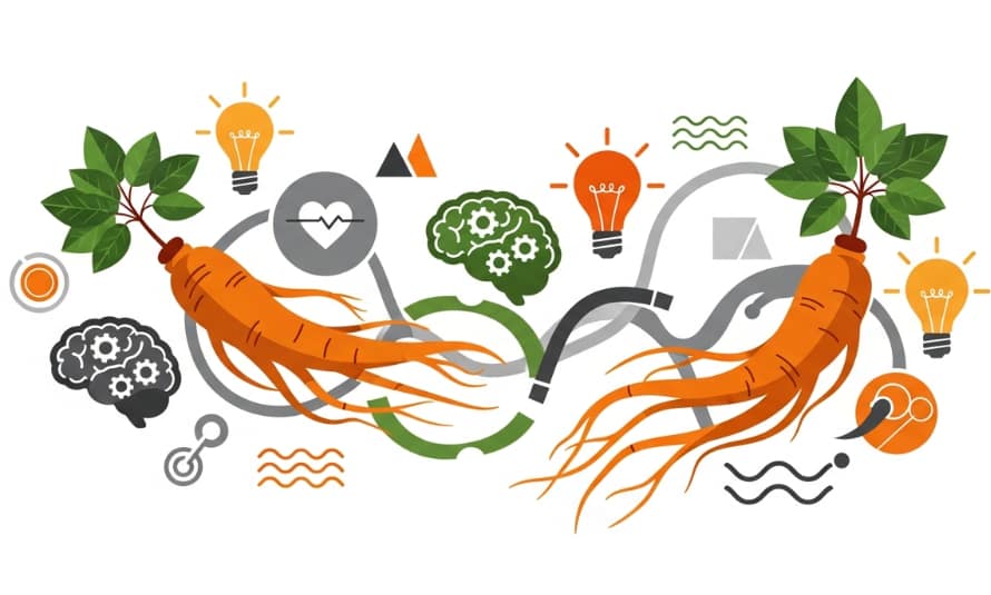 Korean Red Ginseng supporting cognitive function, memory, and focus